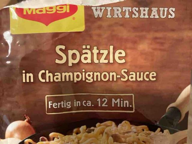 Spätzle in Champignon-Sauce, Maggi Wirtshaus von Shaolin23 | Hochgeladen von: Shaolin23