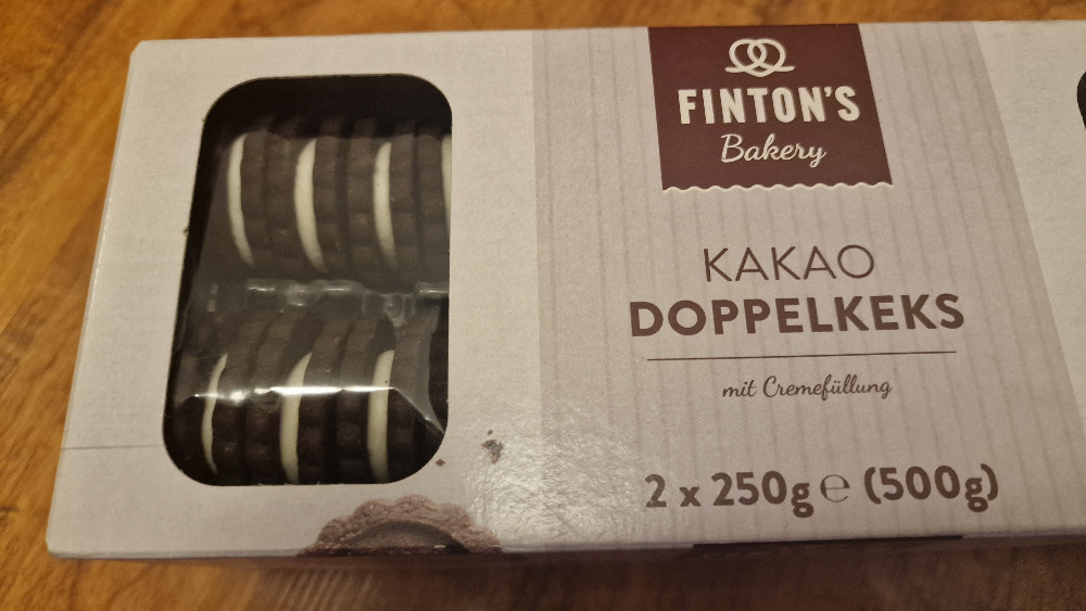 Finton&amp;#39;s Bakery, Kakao Doppelkekse (mit Cremefüllung Kalorien - Neue ...