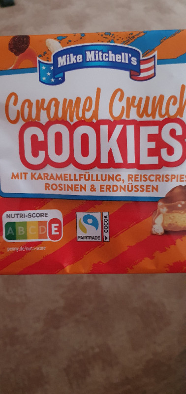 Caramel Crunch Cookies, Mit Karamellfüllung,Reiscrispies,Rosinen | Hochgeladen von: Andra29