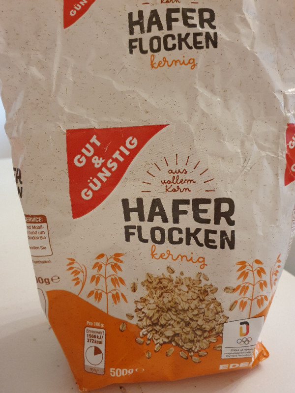 Gut &amp; Günstig, Haferflocken, kernig Kalorien - Getreideprodukte - Fddb