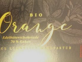 Bio Orange Edelbitterschokolade, 70% Kakao | Hochgeladen von: Eatlesswalkmore