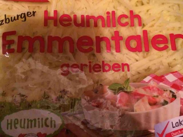 Heumilch Emmentaler, gerieben von zimmerbine | Hochgeladen von: zimmerbine