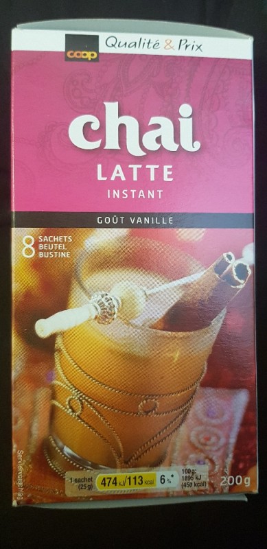 Chai Latte, Tee mit Milch-Vanille-Geschmack von pingpongpeng | Hochgeladen von: pingpongpeng