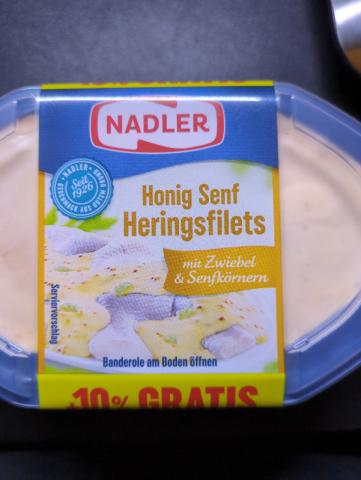 Heringsfilets in Honig-Senf-Sauce, mit Zwiebeln und Senfkörnern  | Hochgeladen von: Toasty_77