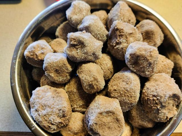Teigbällchen Dough Balls ketogen mit Erythrit, Nougat | Hochgeladen von: DieGambe