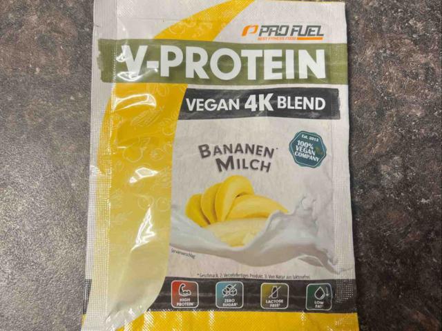 V-Protein vegan 4K blend Bananen Milch, 100% vegan von sophie.m1 | Hochgeladen von: sophie.m1l