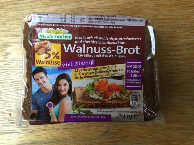 Mestemacher Walnuss-Brot, 5% Walnüsse | Uploaded by: dizoe