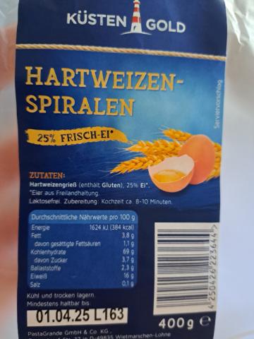 hartweizen-spiralen, 25% frisch-ei von oliii16 | Hochgeladen von: oliii16