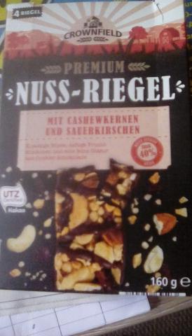 Nuss-Riegel Premium, Dunkle Schokolade und Meersalz | Hochgeladen von: G.K