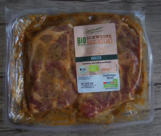 Schweinenackensteaks, Kräuter, mariniert von bodylift | Hochgeladen von: bodylift