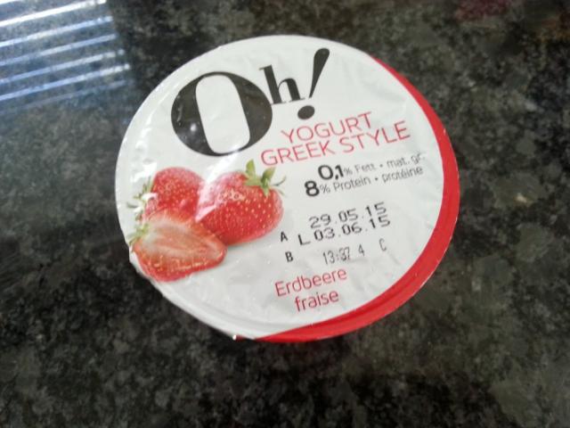 Oh! Yogurt Greek Style, Erdbeere | Hochgeladen von: Guinness93