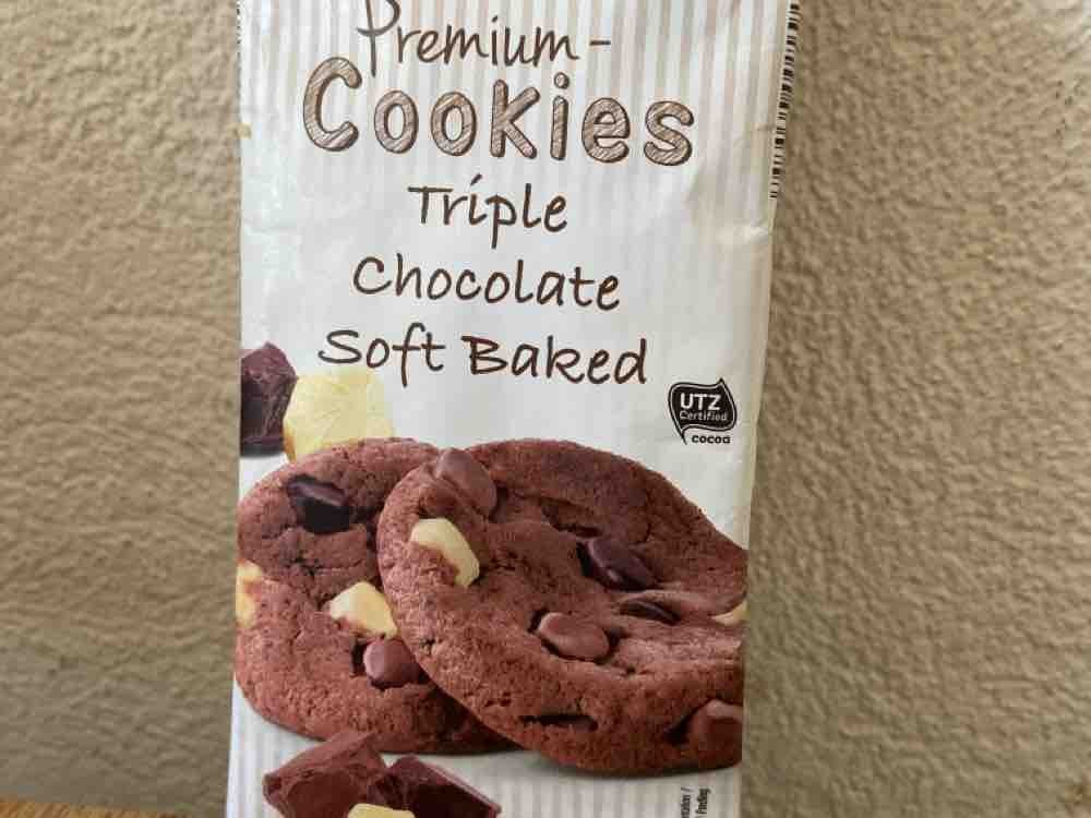 Premium Cookies, Triple Chocolate Soft Baked (1Cookie=25gramm) v | Hochgeladen von: Jelena81