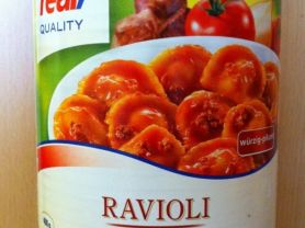 Ravioli mit Fleisch in pikanter Sauce, würzig-pikant | Hochgeladen von: joedel66
