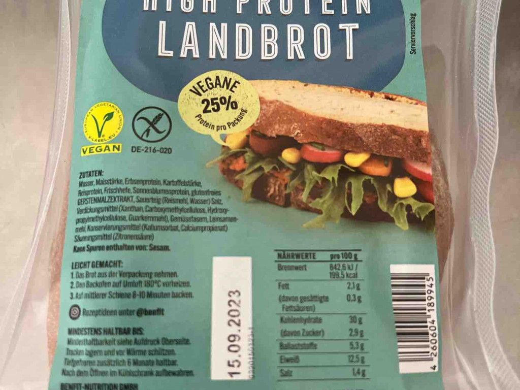 High Protein Landbrot, Vegan Glutenfrei von AnneLuneauHamburg | Hochgeladen von: AnneLuneauHamburg