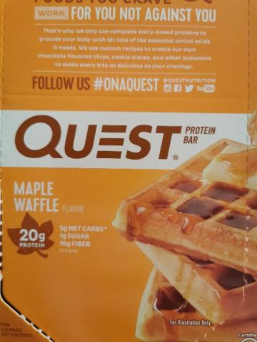Quest Protein Bar, Maple Waffle by cannabold | Uploaded by: cannabold