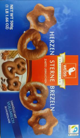 Herze Sterne Brezeln Lebkuchen, Vollmilch by kakashi | Uploaded by: kakashi