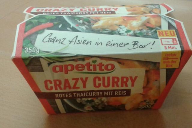 Apetito Crazy Curry, Rotes Thaicurry mit Reis | Hochgeladen von: annaXXX