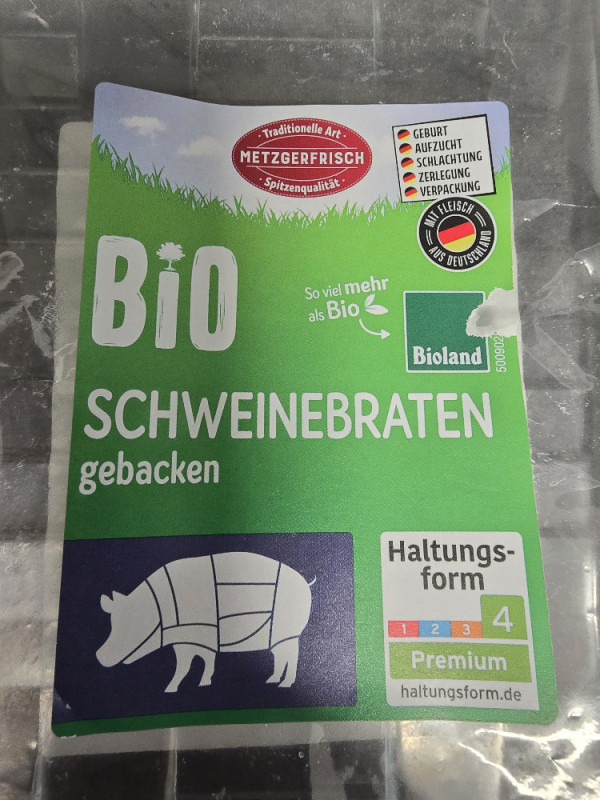 Bio Schweinebraten, gebacken von stefanjuettner781 | Hochgeladen von: stefanjuettner781