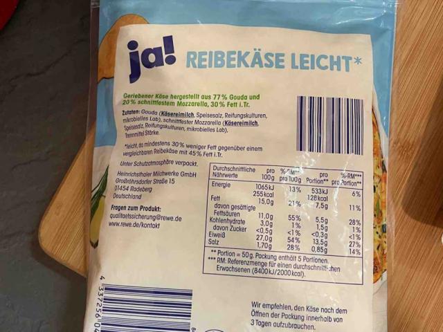 Reibekäse leicht von jenhee | Hochgeladen von: jenhee