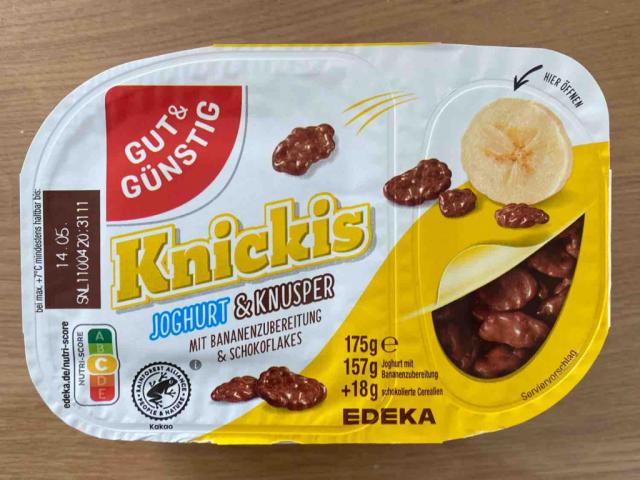 Knickis Joghurt & Knusper, Banane Schokoflakes by schniicki | Hochgeladen von: schniicki