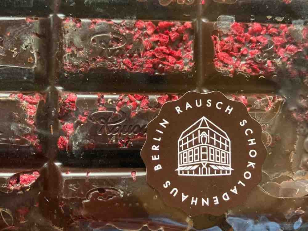 Edelbitter-Schokolade mit Himbeer-Stückchen von SylkeBueldmoelle | Hochgeladen von: SylkeBueldmoellerweb.de