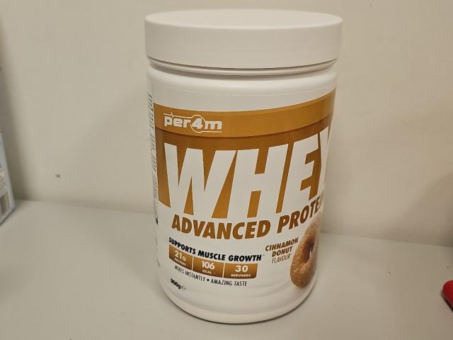 Whey Advanced Protein Per4m, Cinnamon Donut Flavour von Ehmot | Hochgeladen von: Ehmot Whey Advanced Protein Per4m, Cinnamon Donut Flavour von Ehmot | Hochgeladen von: Ehmot