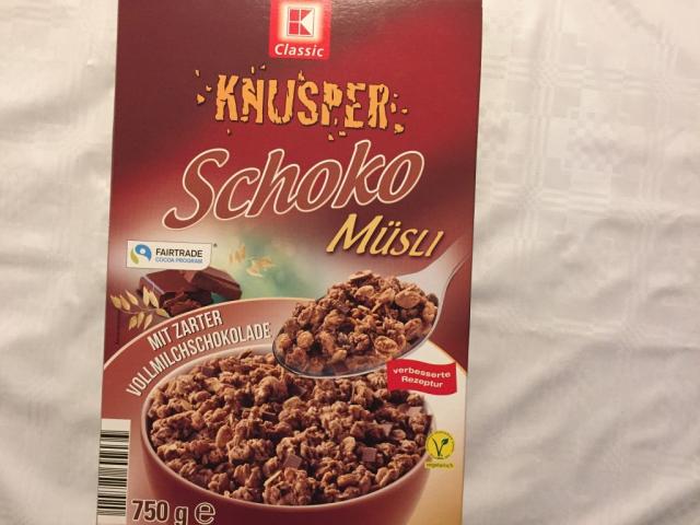 Knusper Schoko Müsli, K-Classic, mit zarter Vollmilchschokol | Hochgeladen von: Muttihoch3