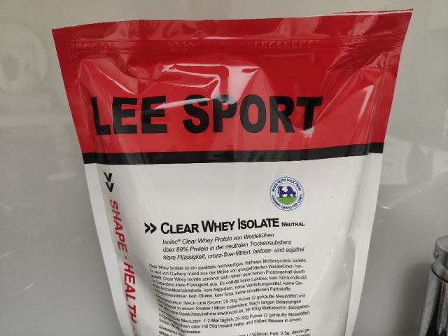 clear whey isolate, neutral von Zimtiiis | Hochgeladen von: Zimtiiis