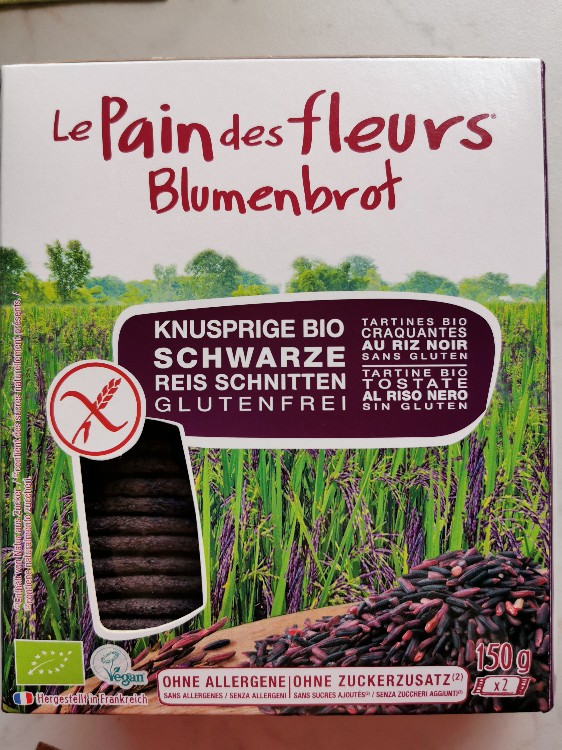 Blumenbrot Le pain des fleurs, Knusprige Bio Schwarzem Reis Schn | Hochgeladen von: connytom