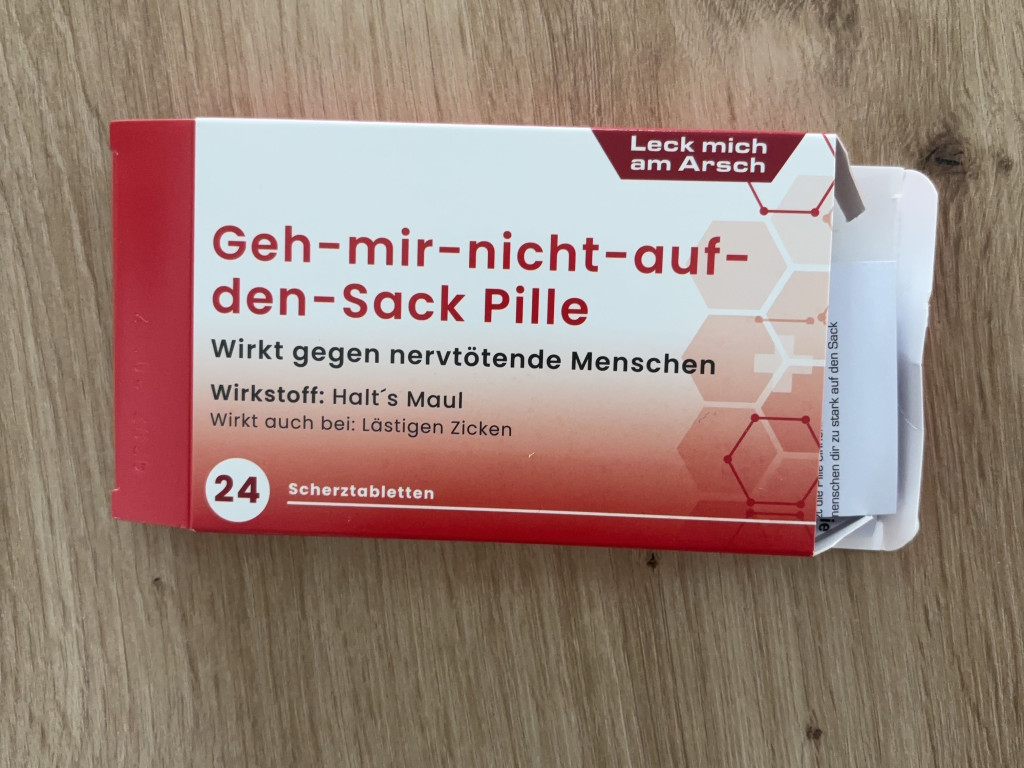 Geh mir nicht auf den Sack-Pillen von deinemuddda | Hochgeladen von: deinemuddda
