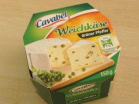 Weichkäse Cavabel, grüner Pfeffer | Hochgeladen von: Teecreme