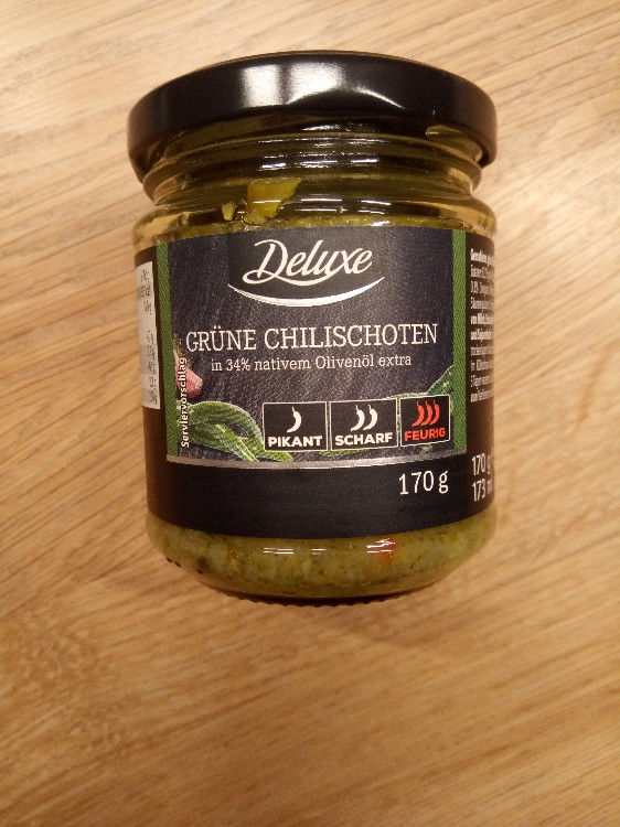 Deluxe Grüne Chilischoten, im 34% nativem Olivenöl extra von beh | Hochgeladen von: beha