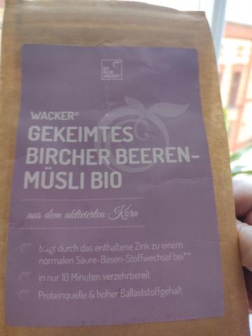 Wacker Gekeimtes Bircher Beerenmüsli Bio von Conni1364 | Hochgeladen von: Conni1364