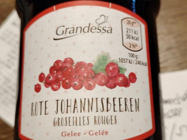 Rote Johannisbeeren Gelee, Grandessa Aldi von resom | Hochgeladen von: resom