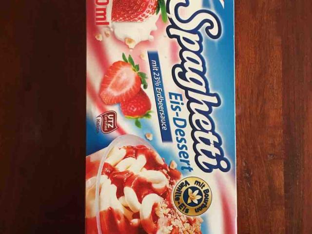 Spaghetti Eis-Dessert, Mit 23% Erdbeersauce  von Soulguard | Hochgeladen von: Soulguard