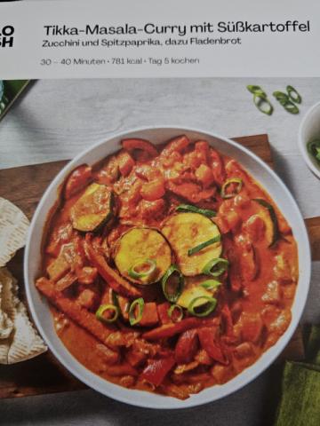 Tikka-Masala-Curry mit Süßkartoffel, Zucchini und Spitzpaprika,  | Hochgeladen von: Annva88