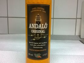 ANDALÖ ORIGINAL, Aperitif Liqueur mit Sanddorn | Hochgeladen von: ZILLY