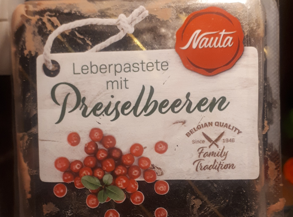 Cranberry Pâte, Belgische Leberpastete mit Preiselbeeren, 80g vo | Hochgeladen von: Enomis62