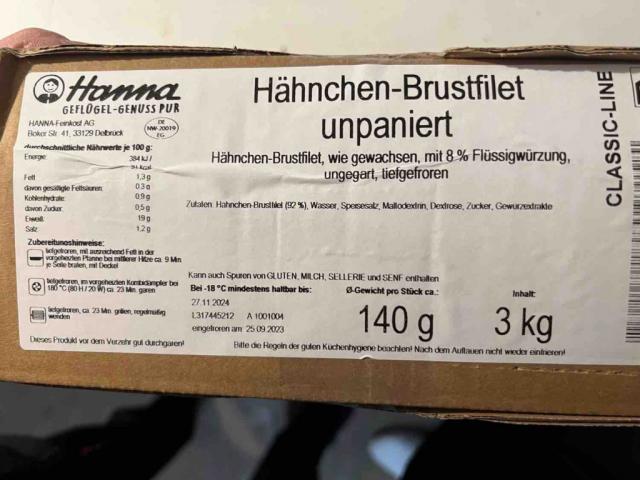 Hähnchen-Brustfilet unpaniert von LaBo55 | Hochgeladen von: LaBo55