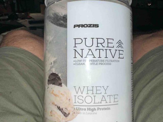 prozis  pure native whey isolate, cookies & cream von davidm | Hochgeladen von: davidmederake