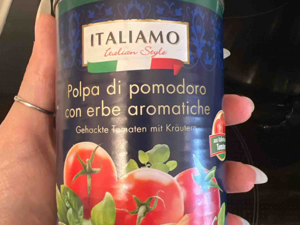 Polpa di pomodoro con erbe , gehackte Tomaten mit Kräutern von m | Hochgeladen von: mblulu