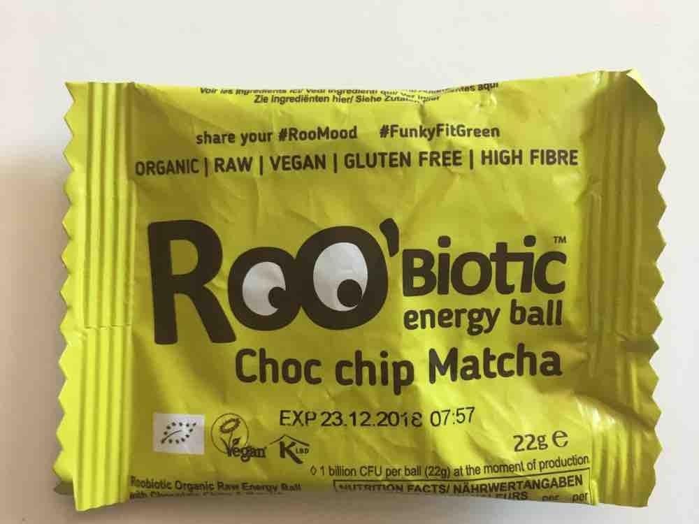Roo Biotic Energy Ball, Choc Chip Matcha von Elfee | Hochgeladen von: Elfee