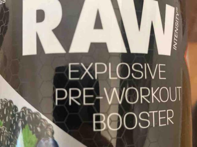 RAW Intensity Explosive Pre-Workout Booster, Blackberry by NickR | Uploaded by: NickReynolds