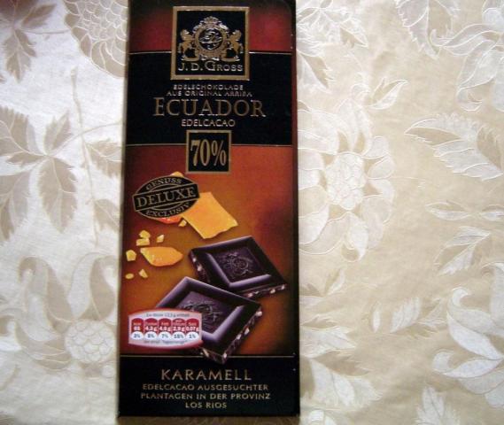 J.D. Gross Ecuador Edelcacao 70%, Karamell | Hochgeladen von: tea