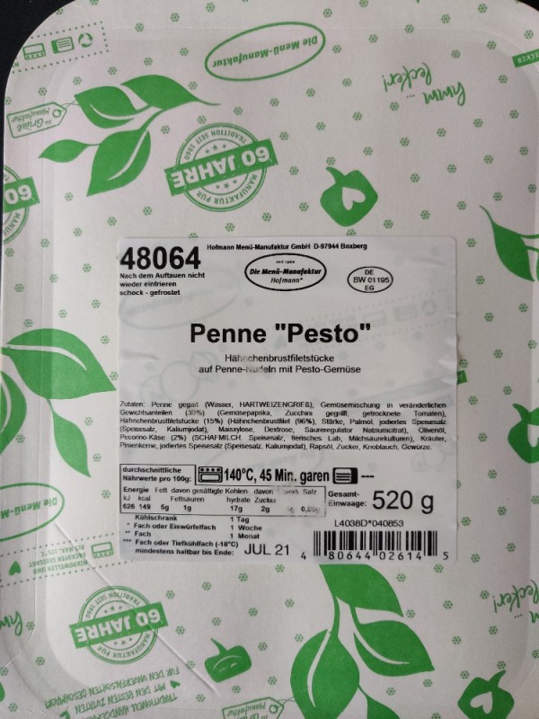 Penne Pesto von Nico666 | Hochgeladen von: Nico666