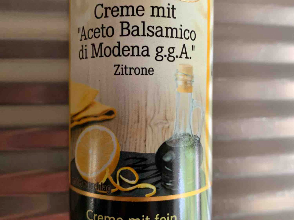 Creme mit Aceto Balsamico di Modena g.g.A., Zitrone von Cornelia | Hochgeladen von: CorneliaSch