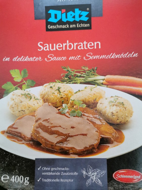Dietz Schlemmerland, Sauerbraten in delikater Sauce mit Semmelkn | Hochgeladen von: Lilly2903