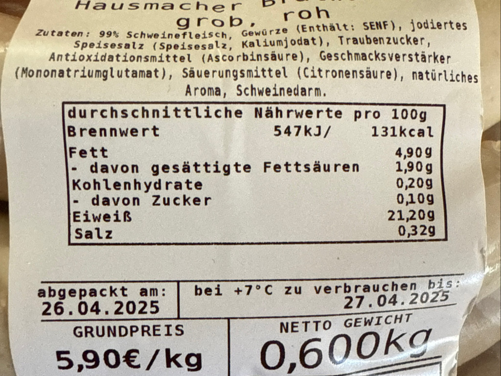 Hausmacher Bratwurst, grob von miguelangelnav | Hochgeladen von: miguelangelnav Hausmacher Bratwurst, grob von miguelangelnav | Hochgeladen von: miguelangelnav