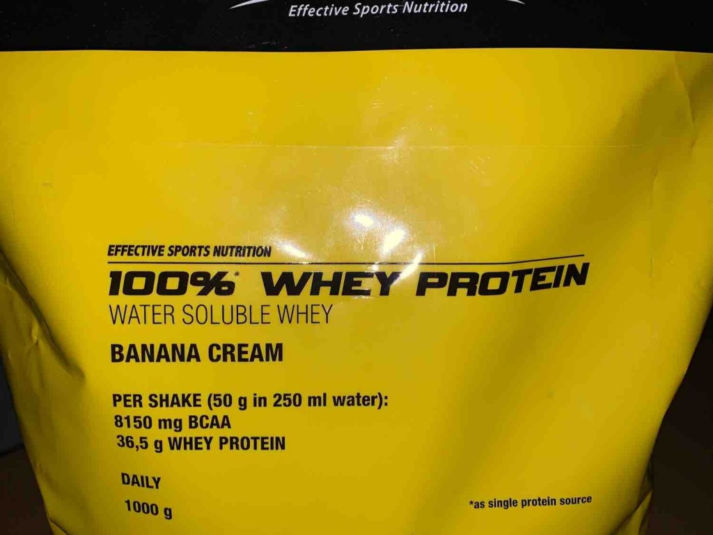 100% Whey Protein, Banana Cream von YaCora | Hochgeladen von: YaCora