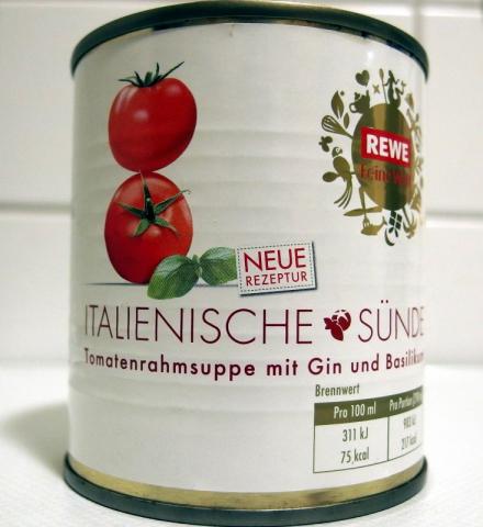 Italienische Sünde, Tomatensuppe mit Gin und Basilikum, Hers | Hochgeladen von: arcticwolf